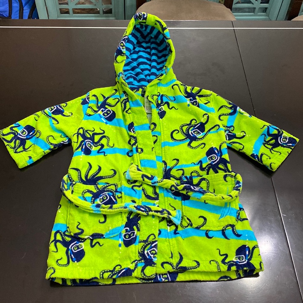 Kids Robe Coverup Nautica Terry Velour Beach Small